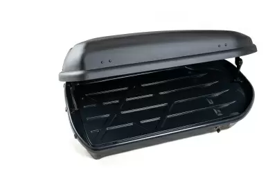 Автобокс Modula Cubo 360 черный матовый одностороннее 360 л от интернет-магазина AUTOBOKS.kz. 