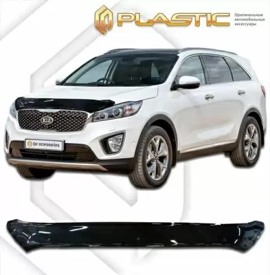 Мухобойка (дефлектор капота) для Kia Sorento Prime 2015+ (арт. 2010010111564)