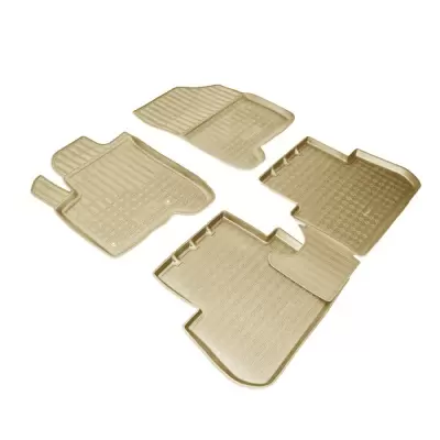 Коврики салонные для Citroen C3 Picasso (SH) (2009) (бежевый)
