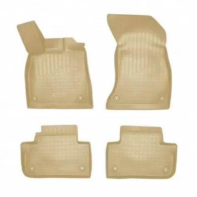 Коврики салонные для Audi Q5 II 3D (2016) (бежевый)
