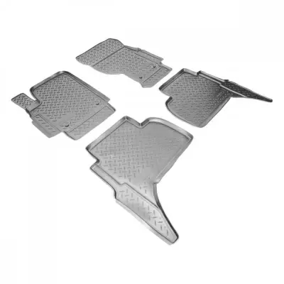 Коврики салонные для Volvo XC90 (2015) (3 ряд) (серый)