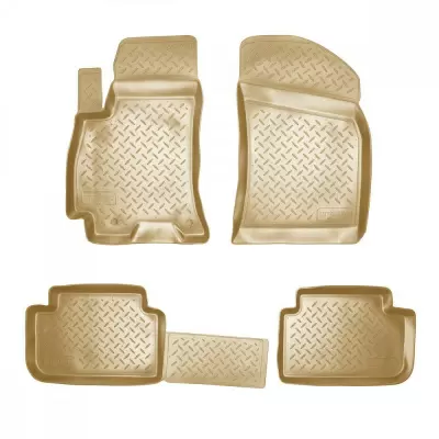Коврики салонные для Chevrolet Lacetti 3D (2004-2013) (бежевый)