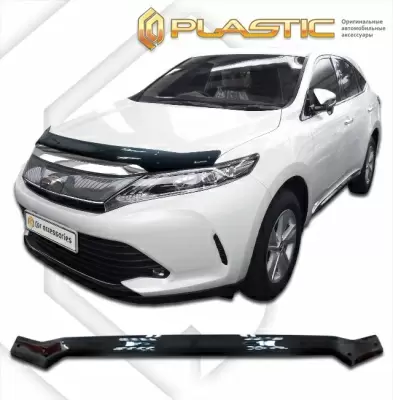 Мухобойка (дефлектор капота) для Toyota Harrier 2013-2017 (арт. 2010010113230)
