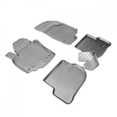 Коврики салонные для Volkswagen Crafter II (LT4) 3D (2016) (серый)