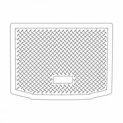 Коврики в багажное отделение для Fiat Bravo HB (2007) (серый)