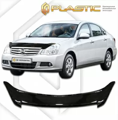 Мухобойка (дефлектор капота) для Nissan Almera 2012+ (арт. 2010010108571)