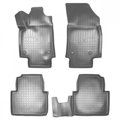 Коврики салонные для Opel Corsa F 3D (2019) (серый)