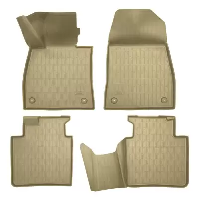 Коврики салонные для HONGQI H6 3D (2023) (бежевый)