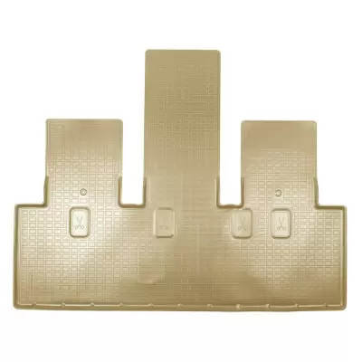 Коврики салонные для Kia Carnival IV (2020) (3 ряд 7-ми местная версия) (бежевый)