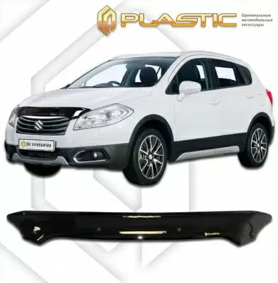 Мухобойка (дефлектор капота) для Suzuki SX4 2013-2015 (арт. 2010010109271)