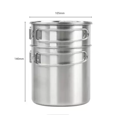 Набор посуды из нержавейки STARCAMP HX-SK08