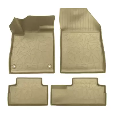 Коврики салонные для GAC GS3 (2024) (бежевый)
