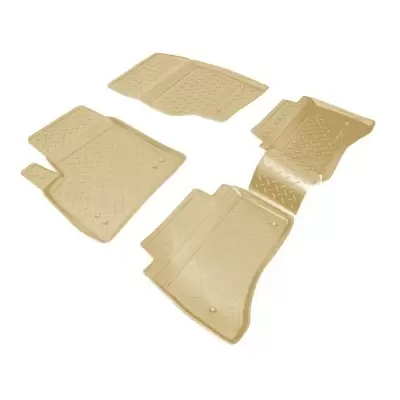 Коврики салонные для Volkswagen Touareg (2002-2010) (бежевый)