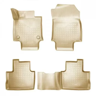 Коврики салонные для Toyota RAV4 (АКПП) (2019) (бежевый)