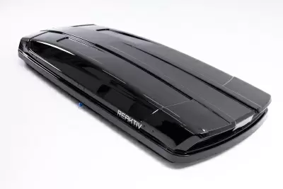 Автобокс REAKTIV Uragan 740 черный глянцевый двустороннее 740 л от интернет-магазина AUTOBOKS.kz. 