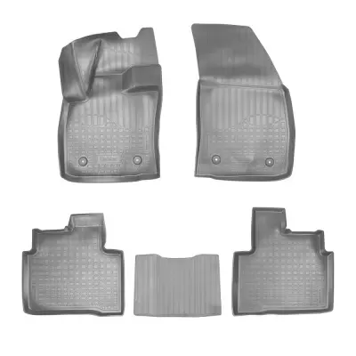 Коврики салонные для Geely Tugela 3D (2020) (серый)