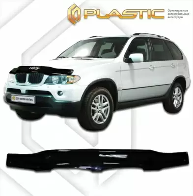 Мухобойка (дефлектор капота) для BMW X5 2004-2007 (арт. 2010010105266)