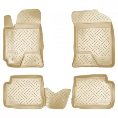 Коврики салонные для Hyundai Elantra VII 3D (2020) (бежевый)