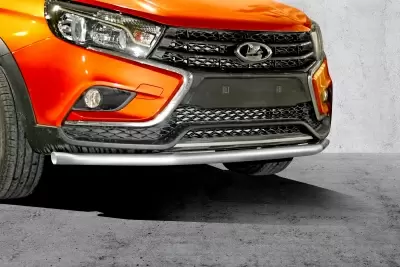 Защита переднего бампера одинарная O51 мм (НПС) LADA Vesta SW Cross с 2017 от Интернет-Магазина Autoboks.kz