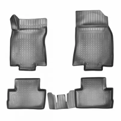 Коврики салонные для Nissan Qashqai (J11) 3D (2015) (российская сборка)
