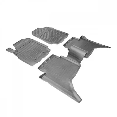 Коврики салонные для Ford Mondeo V 3D (2015)\ Ford Fusion III 3D (2012) (серый)