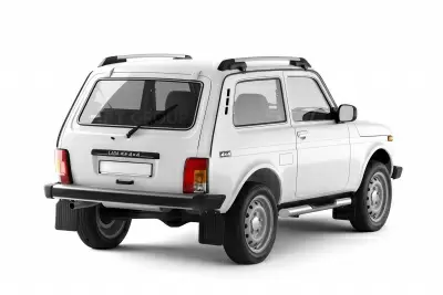 Защита порогов с накладками O76 мм (НПС) LADA 4x4 2121 c 1995 / Urban c 2015 от интернет-магазина AUTOBOKS.kz. 