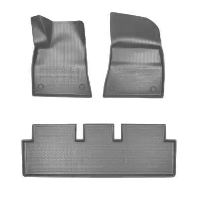 Коврики салонные для Tesla Model 3 3D SD (2017) (серый)