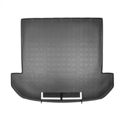 Коврики в багажное отделение с фартуком для Kia Sorento Prime (2015) (7 мест) (сложенный 3 ряд)