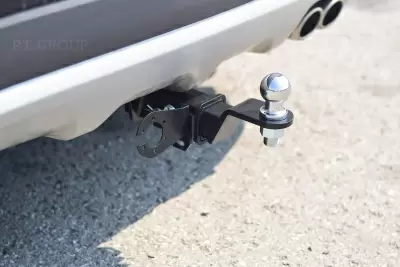 Фаркоп KIA Rio X-Line с 2017 - 2020 / KIA Rio X 2021- съемный квадрат от Интернет-Магазина Autoboks.kz