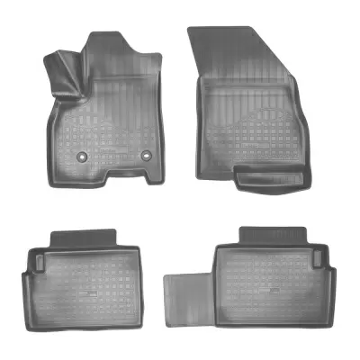 Коврики салонные для Chery Tiggo 7L 3D (2024) (серый)