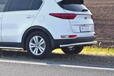 Защита заднего бампера одинарная O63мм (НПС) KIA Sportage 2016- от Интернет-Магазина Autoboks.kz