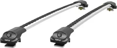 Багажник на крышу Turtle Air1 для Haval Dargo 2022-2023 серебристый