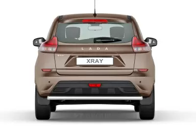 Защита заднего бампера одинарная O51 мм (НПС) LADA XRAY с 2016