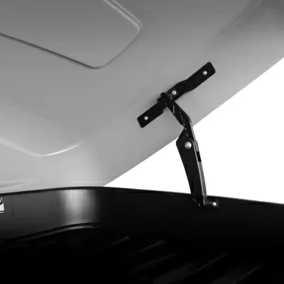 Автобокс ED Джокер 530 (белый, тиснение "шагрень") от интернет-магазина AUTOBOKS.kz. 