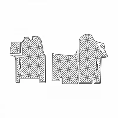 Коврики салонные для Renault Logan (2006) (эконом) (серый)