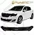 Мухобойка (дефлектор капота) для Peugeot 308 2014+ (арт. 2010010110253) от интернет-магазина AUTOBOKS.kz. 