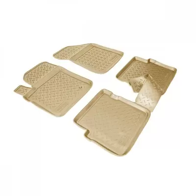 Коврики салонные для Daewoo Nexia (2008) (бежевый)
