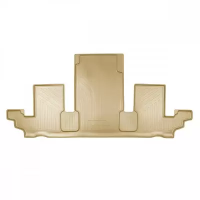 Коврики салонные для Chevrolet Traverse II (2017) (3 ряд 8 мест) (бежевый)