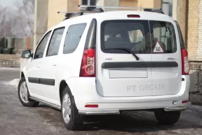 Защита порогов прямая O51 мм (НПС) LADA Largus с 2012 от интернет-магазина AUTOBOKS.kz. 