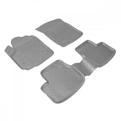 Коврики салонные для Suzuki Splash (2009) (серый)