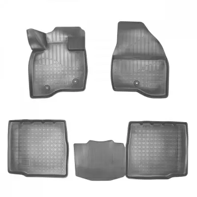 Коврики салонные для Ford Explorer (U502) (2010) (3 ряд) (серый)