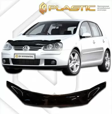 Мухобойка (дефлектор капота) для Volkswagen Golf V 2003-2008 (арт. 2010010101442)