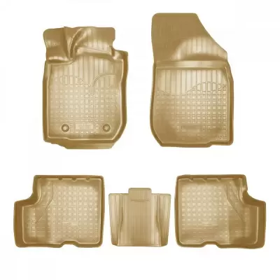 Коврики салонные для VAZ Lada X-Ray 3D (2015) (с ящиком) (бежевый)