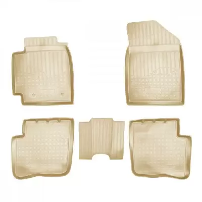 Коврики салонные для Faw Oley 3D (2014) (бежевый)