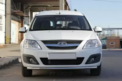 Защита переднего бампера одинарная O51 мм (НПС) LADA Largus с 2012 от Интернет-Магазина Autoboks.kz