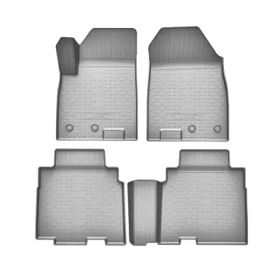 Коврики салонные для SOUEAST S09 (1,2 ряд) 4WD (2024) (серый)