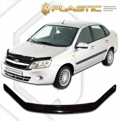 Мухобойка (дефлектор капота) для ВАЗ Lada Granta 2011-2018 (арт. 2010010106478)