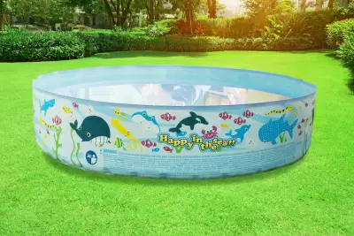 Бассейн с жестким бортом SunClub Rigid Wall, 120x120x25см, 57140