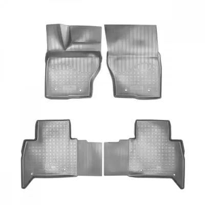 Коврики салонные для Land Rover Discovery III (2005-2010)\ Land Rover Discovery IV (2010) (серый)