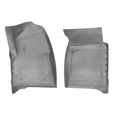 Коврики салонные для UAZ Patriot (2013) (зад) (короткие задние ковры) (серый)